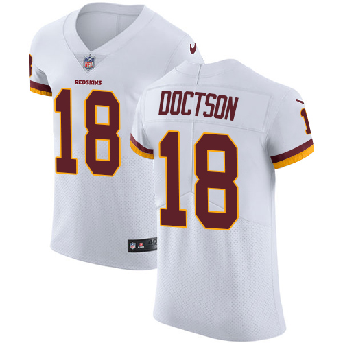 Nike Redskins #18 Josh Doctson White Men's Stitched NFL Vapor Untouchable Elite Jersey